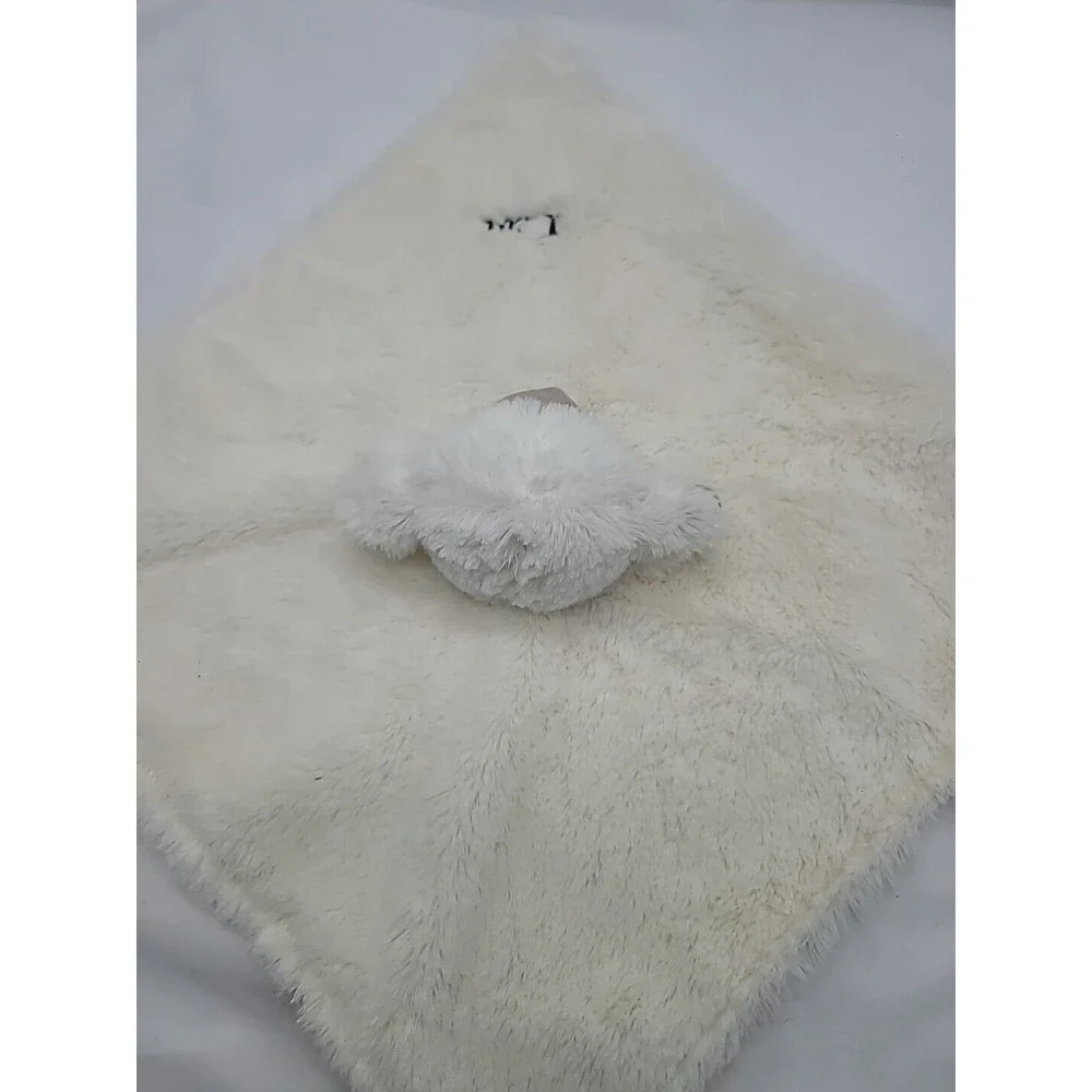 Elegant Baby White Lamb Lovey Security Blanket Replacement 10" X 10" Leui - Picture 12 of 16